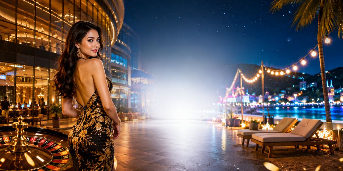 Suasana hiburan kasino gaya Malaysia di Genting Highlands dengan roulette