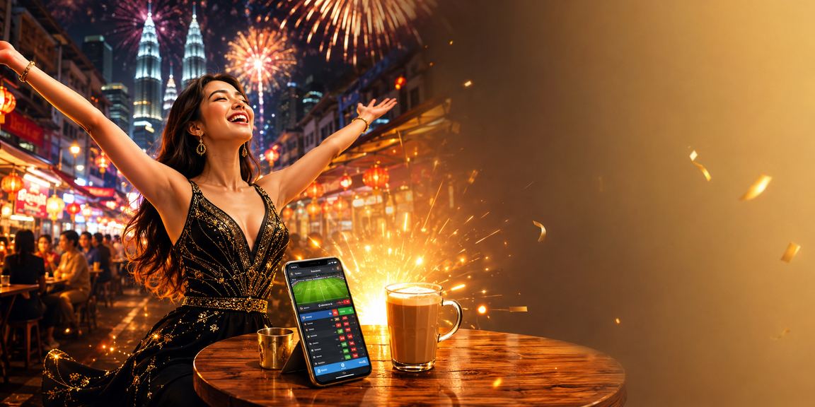 Permainan kasino mudah alih gaya Malaysia di Kuala Lumpur pada telefon pintar